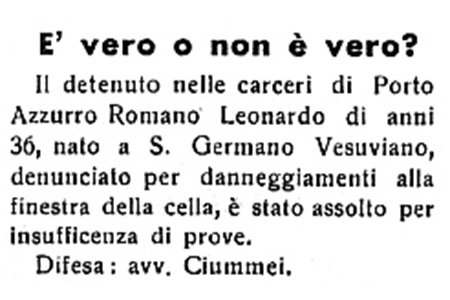 È vero o non è vero