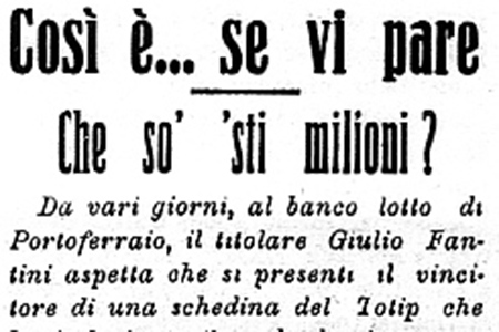 Che sò sti milioni